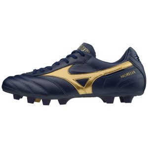 Pánské Kopačky Mizuno Morelia II Md Blankyt/Zlaté